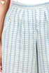 Cambric Cotton Palazzo Pants In Block Print